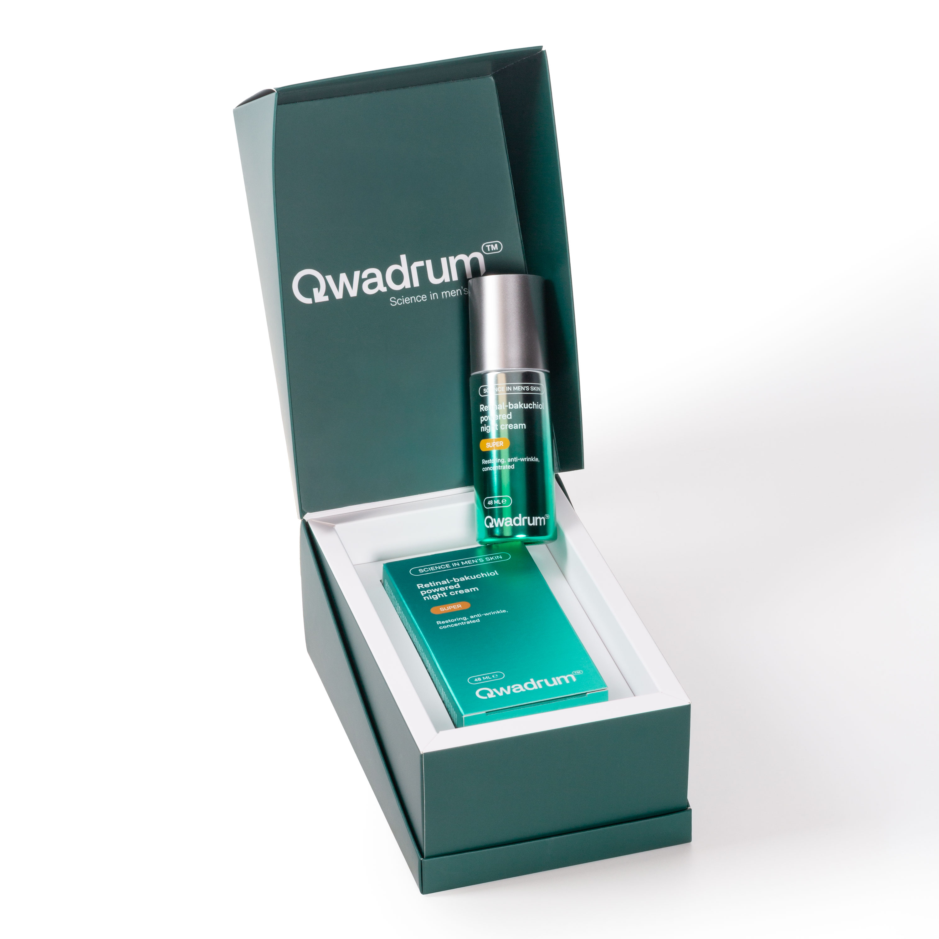 Retinal-backuchiol powered night cream